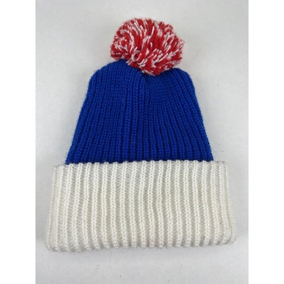 Vintage Amsoil Patch Racing Beanie Cap Hat Ams Oil Rare Red White Blue - Picture 8 of 8